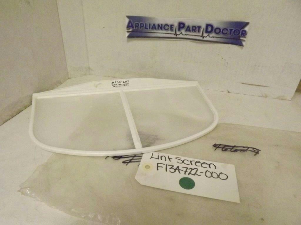 FRIGIDAIRE ELECTROLUX DRYER F134722-000 LINT SCREEN NEW FRIGIDAIRE ELECTROLUX DRYER F134722-000 LINT SCREEN NEW